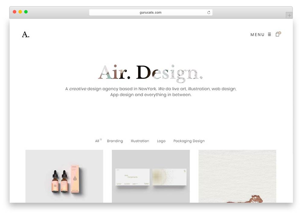 air-minimal-portfolio-wordpress-theme