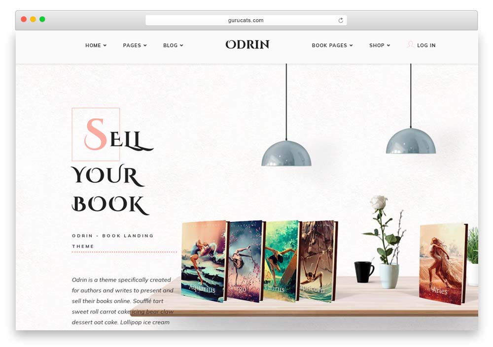 odrin-authors-wordpress-theme