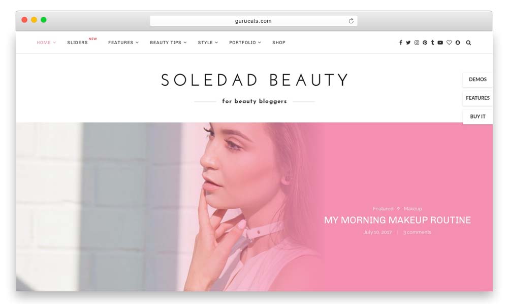 soledad-beauty-blog-wordpress-theme